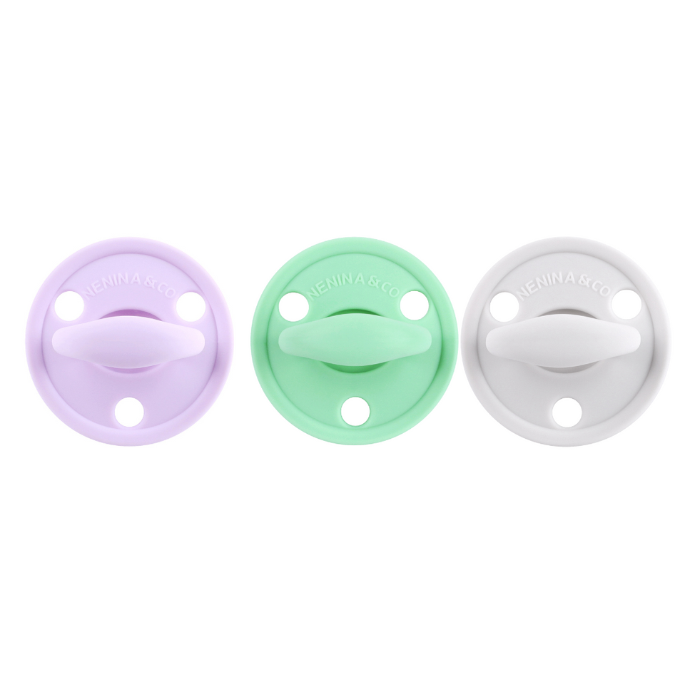 Chupete DIAMOND FS By Nenina & Co Lila, Mint y Gris