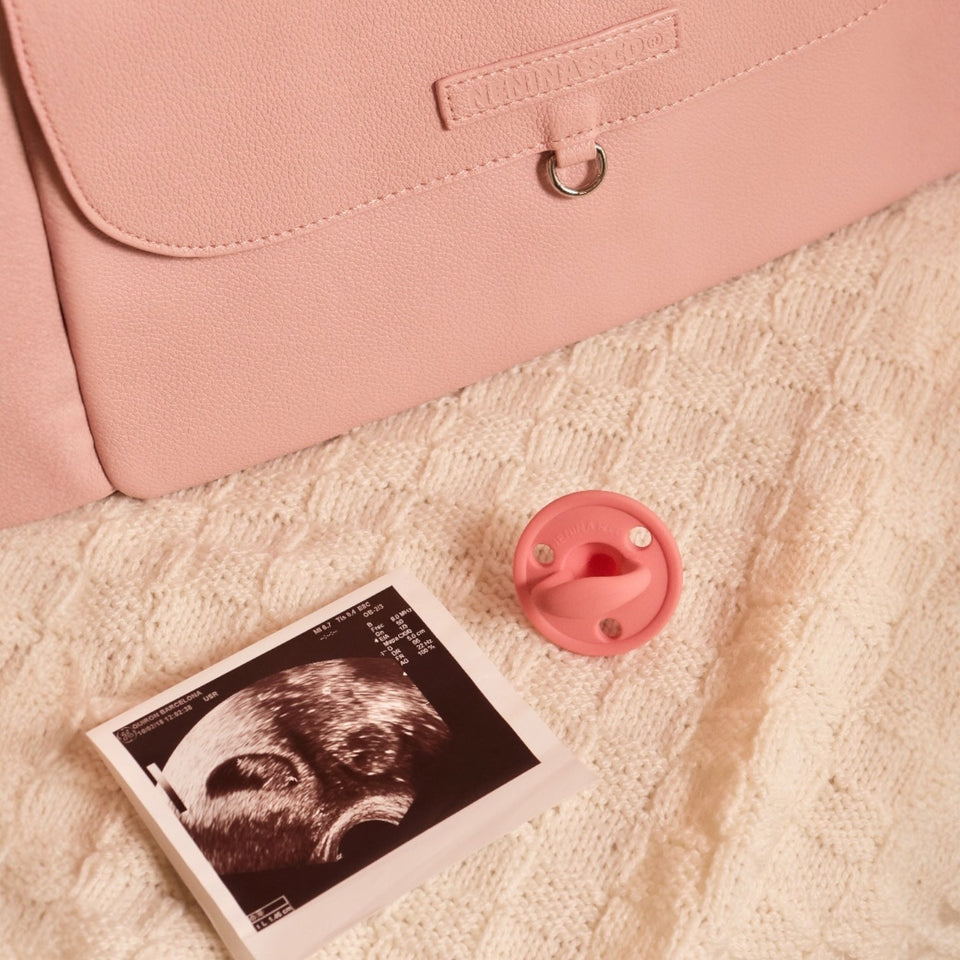 Kit 2 Chupetes Clásicos para Bebé Rosa Chicle y Rosa | Silicona Orgánica Nenina & Co