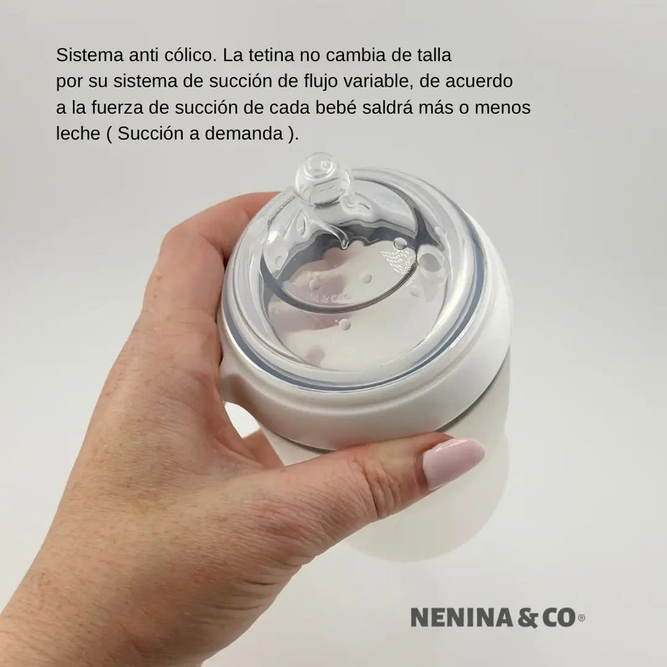 Biberon Calidad Dusty White Nenina & Co