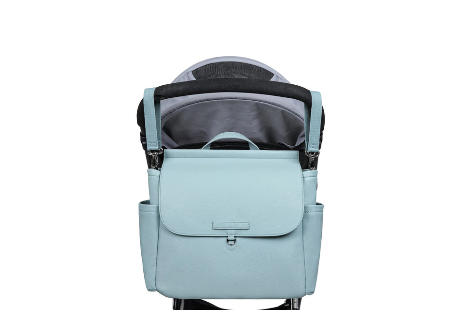 Bolso Maternal MIREM By Nenina & Co Dusty Blue + Cambiador