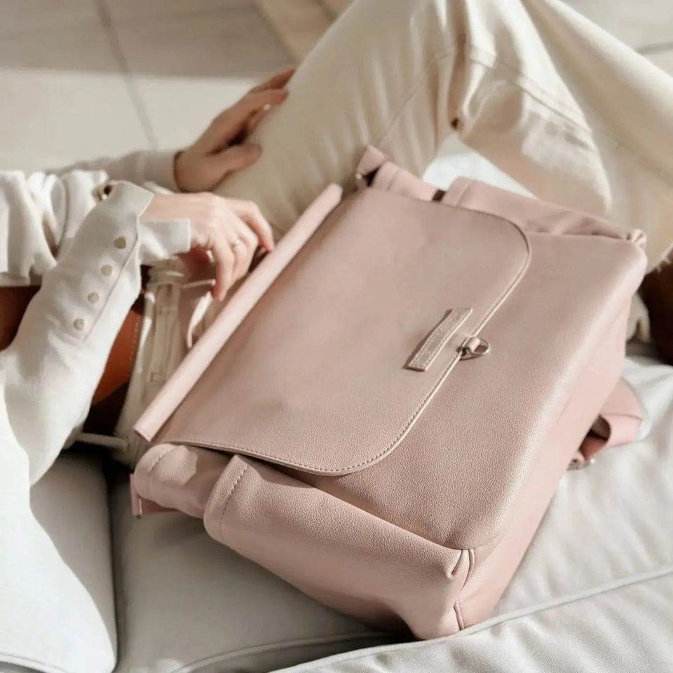 Bolso Maternal MIREM By Nenina & Co Rosa pálido + Cambiador