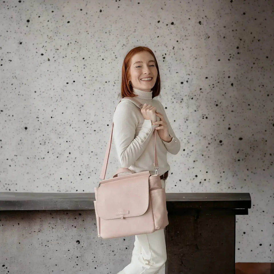Bolso Maternal MIREM By Nenina & Co Rosa pálido + Cambiador