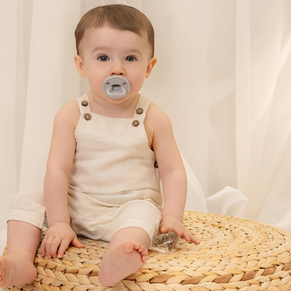 Chupete DIAMOND By Nenina & Co Azul, Gris y Amarillo