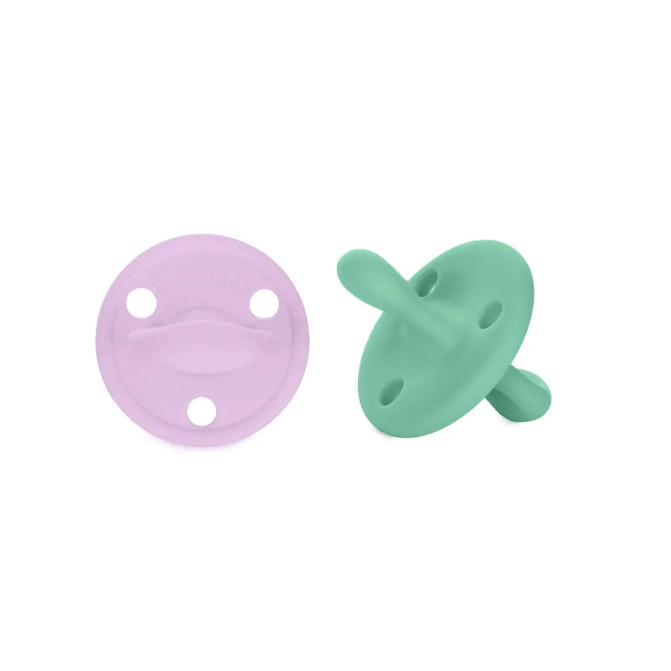Chupete DIAMOND By Nenina & Co Lila y Mint | Silicona Orgánica para Bebé +12 Meses