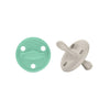 Chupete DIAMOND By Nenina & Co Mint y Gris | Silicona Orgánica para Bebé +12 Meses