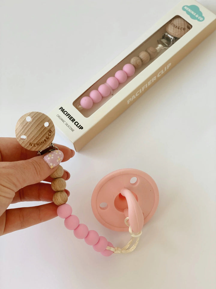 Chupetero Vintage Rosa Chicle  Nenina & Co