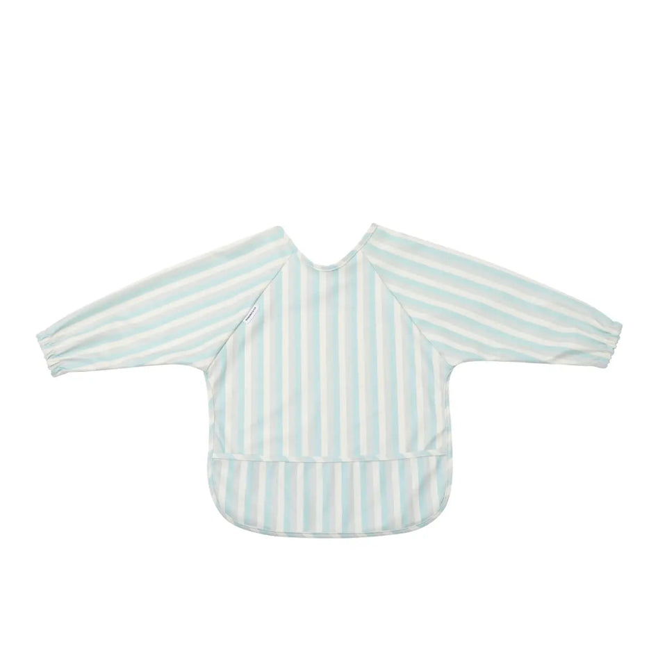 Babero con manga impermeable Vertical Stripes Nenina & Co