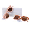 Gafas de sol Infantil Vintage Cat eyes Pink Polarized Sostenibles Nenina & Co