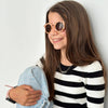 Gafas de sol infantil White Cat eyes Polarized Sostenibles Nenina & Co