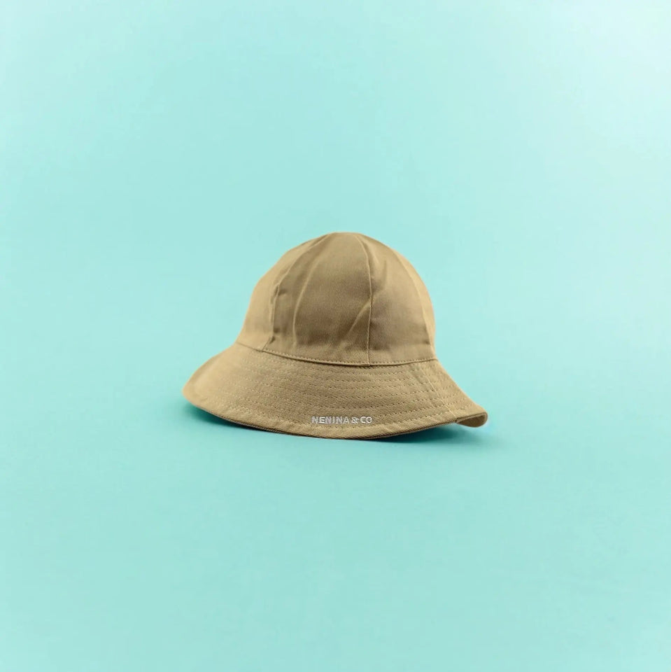 Gorro para el Sol Beige Nenina & Co - Hecho de Algodón Orgánico | Protección Solar y Estilo