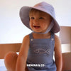 Gorro para el Sol Blue Nenina & Co - Hecho de Algodón Orgánico | Protección Solar y Estilo