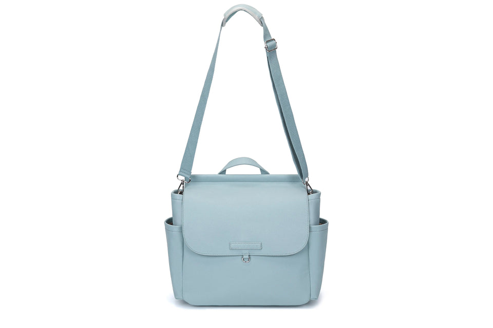 Bolso Maternal Dusty blue +Guardachupete Diamond + Cambiador de Regalo Nenina & Co