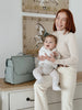 Bolso Maternal Dusty blue +Guardachupete Diamond + Cambiador de Regalo Nenina & Co