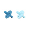 Kit 2 Chupetes Clásicos para Bebé Azul y Celeste | Silicona Orgánica Nenina & Co