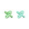 Kit 2 Chupetes Clásicos para Bebé Oliva y Mint | Silicona Orgánica Nenina & Co