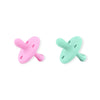 Kit 2 Chupetes Clásicos para Bebé Rosa Chicle y Mint | Silicona Orgánica Nenina & Co