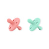 Kit 2 Chupetes Clásicos para Bebé Rosa y Mint | Silicona Orgánica Nenina & Co