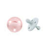 Kit 2 Chupetes CLÁSICOS Chupete Rosa Pálido + Gris Nenina & Co