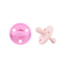 Kit 2 Chupetes Clásicos para Bebé Rosa Chicle y Rosa Pálido | Silicona Orgánica Nenina & Co