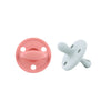 Kit 2 Chupetes Clásicos para Bebé Rosa y Gris | Silicona Orgánica Nenina & Co