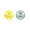 Kit 2 Chupetes Clásicos para Bebé Amarillo y Gris | Silicona Orgánica Nenina & Co