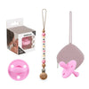 Kit Chupete Clásico Rosa Chicle de Silicona + Chupetero con Nombre y Guardachupetes | Nenina & Co.