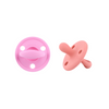 Kit 2 Chupetes Clásicos para Bebé Rosa Chicle y Rosa | Silicona Orgánica Nenina & Co