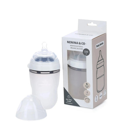 Biberon como el pecho de mamá Anticólico Maternal Nenina & Co Silicona organica