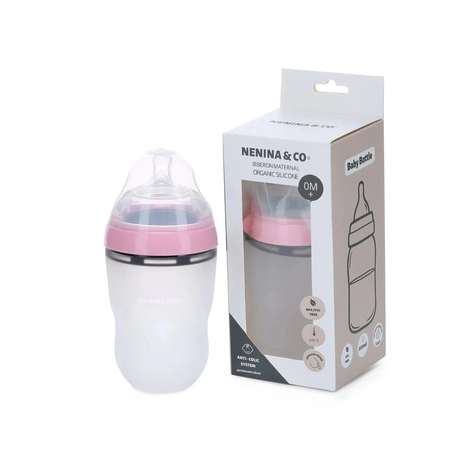 Biberon mami de silicona como el pecho  Nenina & Co