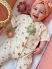 Pelele Boho Flower Natural Nenina & Co no