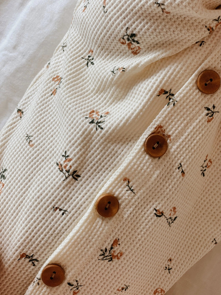 Pelele Boho Flower Natural Nenina & Co no