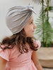 Turbante Con lazo Nenina & Co Gris