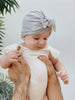 Turbante Con lazo Nenina & Co Gris