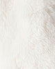 Chaqueta de sherpa blanco