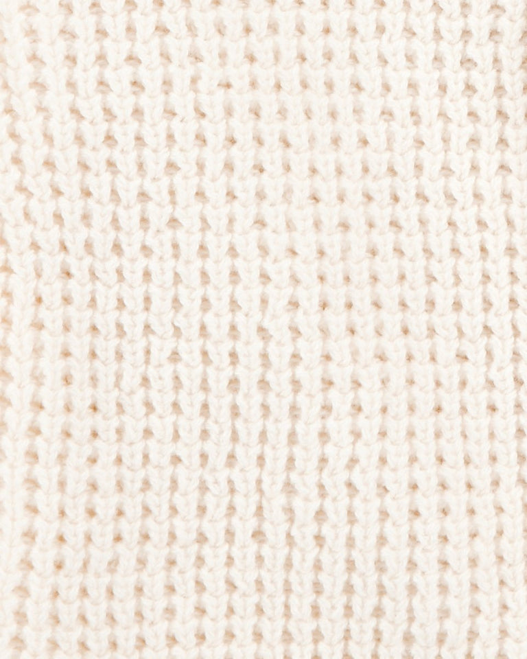 Chaqueta punto canalé capucha diseño oso