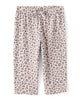 Conjunto 2 piezas con body de lazos y pantalón leopardo