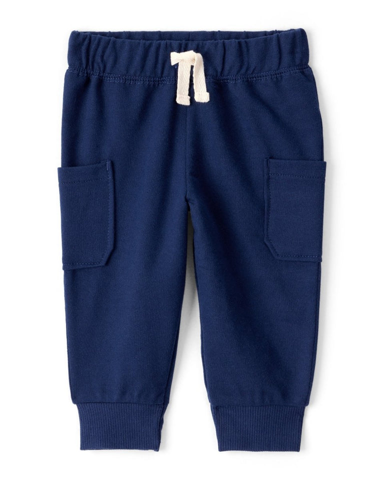 Conjunto dos piezas con body estampado y pantalón de algodón